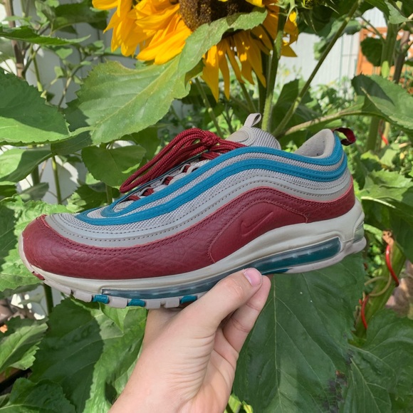 air max 97 maroon blue